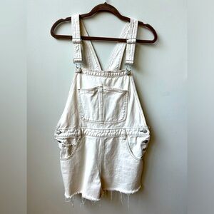 PacSun Khaki Short Overalls